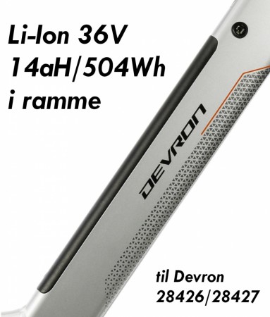 Batteri til Devron 28426/28427