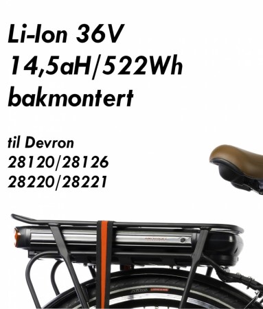 Batteri til Devron 28120/28126/28220/28221